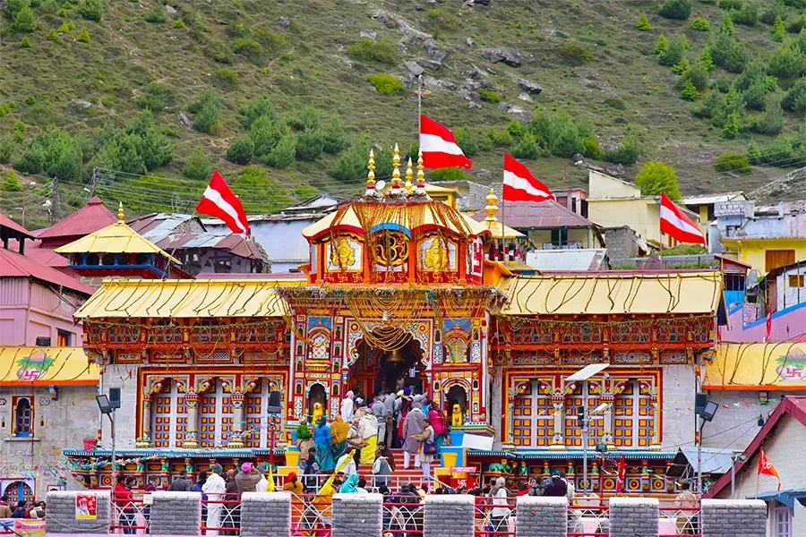 Gangotri Temple in the Bhagirathi valley
