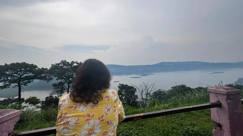 Umiam Lake seen from a viewpoint near Shillong